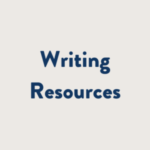 Writing Resources