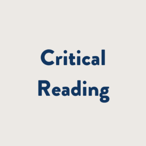 Critical Reading